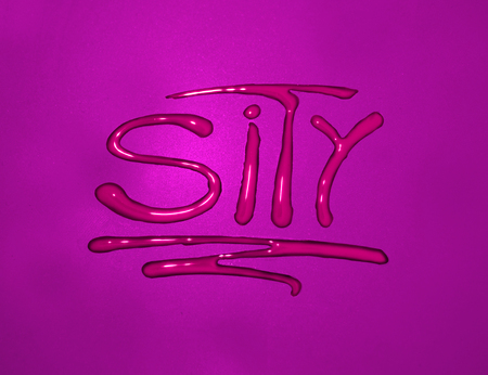 city word background purple backgroundの写真素材