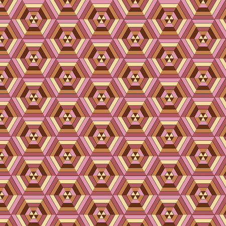 Hexahedron seanless patternのイラスト素材