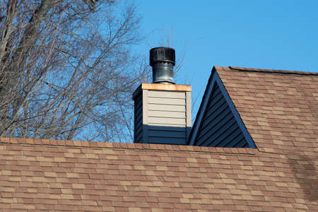 outdoor chimney from the fireplace roof modern sky day energy
