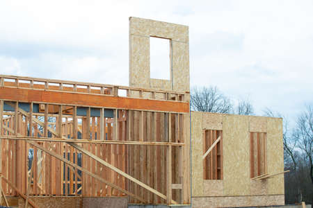wall and frame plywood house new wood property