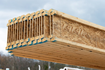 wooden material in construction plank natural stack hardwood