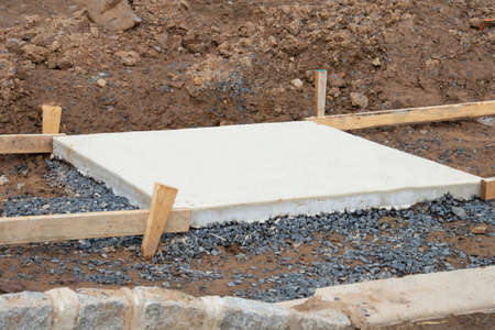new concrete footpath sidewalk cement street material gray gravel