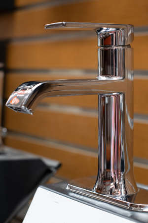 bathroom faucet clean home sink modern metal steel