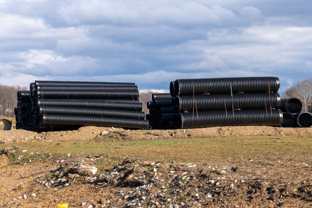 large diameter plastic sewer pipes line new size