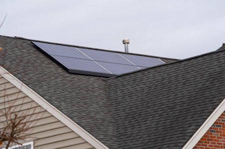 solar panels on the roof eco modern supply system