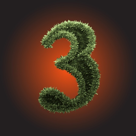 grass figure made in vectorのイラスト素材