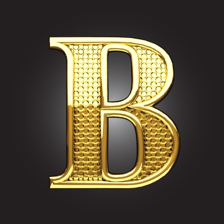 golden figure made in vectorのイラスト素材