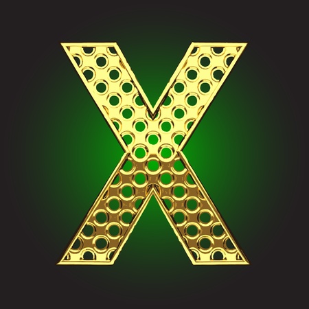 golden figure made in vectorのイラスト素材