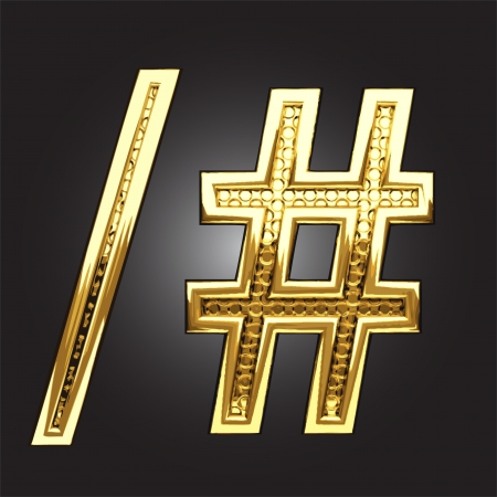 golden figure made in vectorのイラスト素材