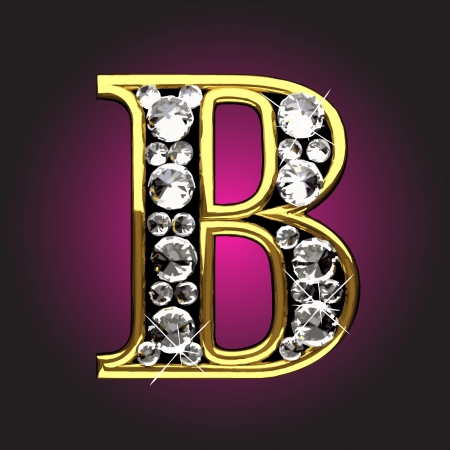 golden figure with diamondsのイラスト素材