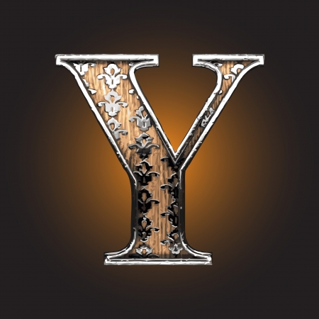 Vector wooden figureのイラスト素材