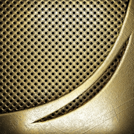 golden background made in 3Dの写真素材