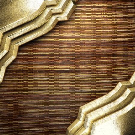 golden background made in 3Dの写真素材