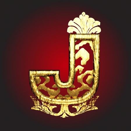 Vector golden figureのイラスト素材