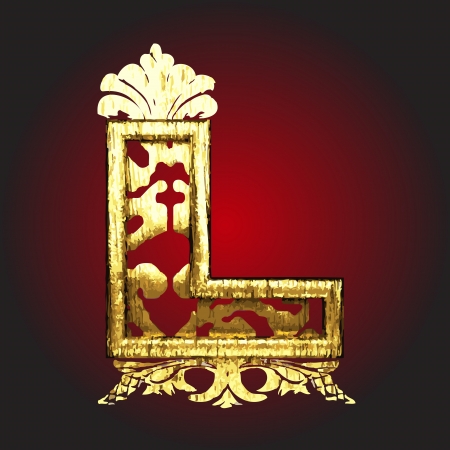 Vector golden figureのイラスト素材