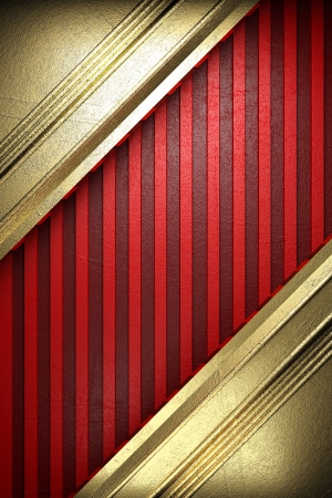 gold on red backgroundの写真素材