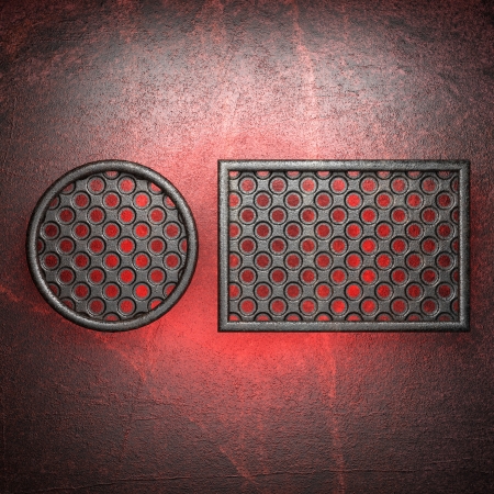 hot metal backgroundの写真素材
