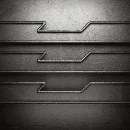 metal on wall backgroundのイラスト素材