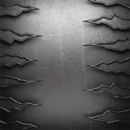 metal on wall backgroundのイラスト素材