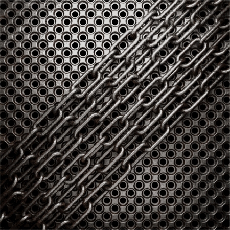 metal on wall backgroundのイラスト素材