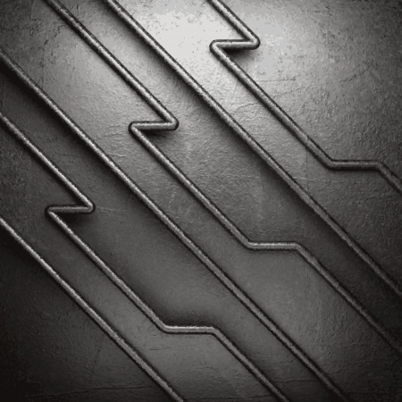 metal on wall backgroundのイラスト素材
