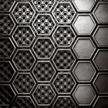 metal on wall backgroundのイラスト素材