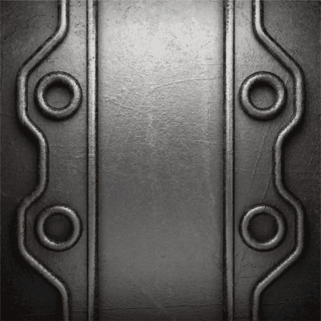 metal on wall backgroundのイラスト素材