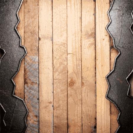 metal and wood backgroundのイラスト素材