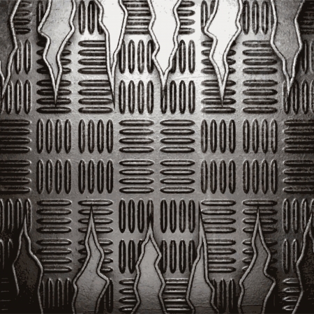 metal on wall backgroundのイラスト素材