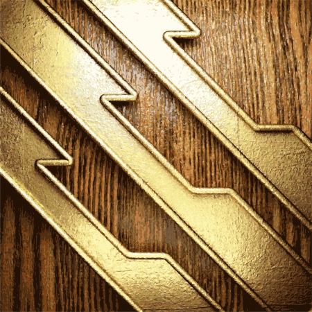 golden and wood  backgroundのイラスト素材
