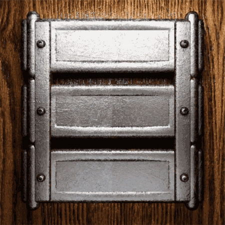 metal and wood backgroundのイラスト素材