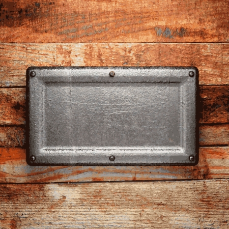 metal and wood backgroundのイラスト素材