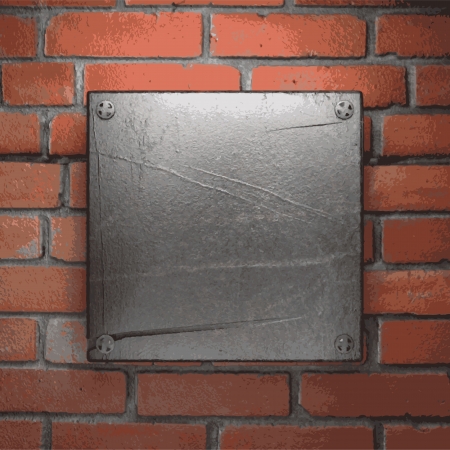 metal and brick backgroundのイラスト素材