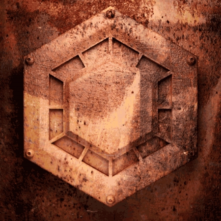 Old metal backgroundのイラスト素材