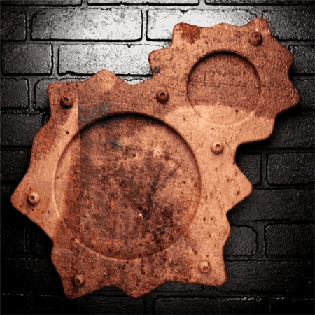 Old metal backgroundのイラスト素材