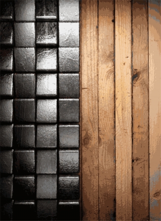 metal and wood backgroundのイラスト素材