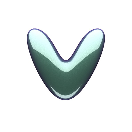 isolated green plastic figureの写真素材