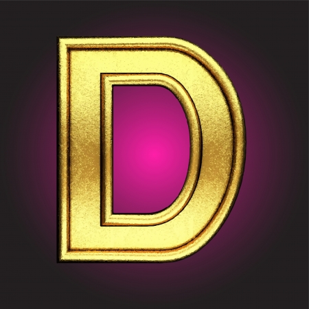 Vector golden figureのイラスト素材