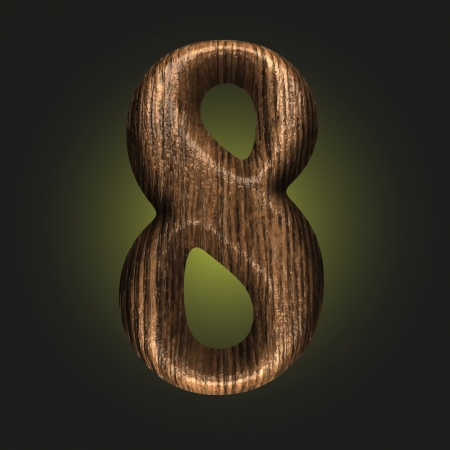 Vector wooden figureのイラスト素材