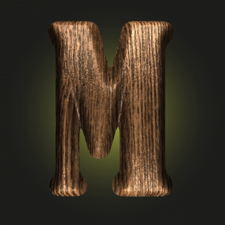 Vector wooden figureのイラスト素材