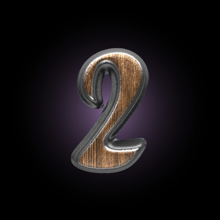 vector metal and wood figureのイラスト素材