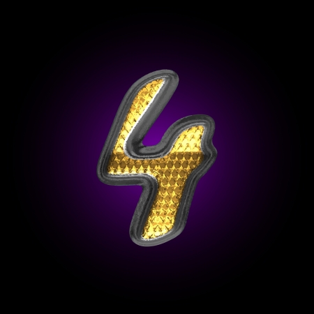 vector silver figure with goldのイラスト素材