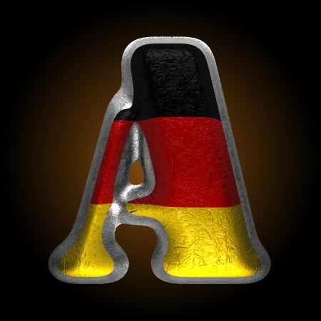 Vector Germany metal figureのイラスト素材