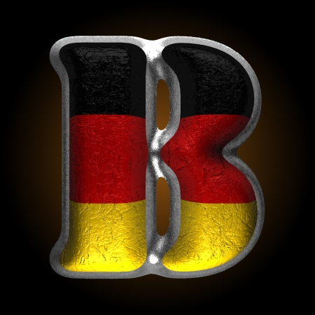 Vector Germany metal figureのイラスト素材