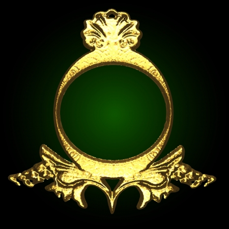golden vector decorのイラスト素材