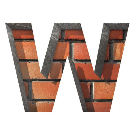 Vector brick cutted figure.のイラスト素材