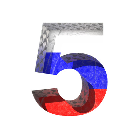 Vector Russian cutted figure のイラスト素材