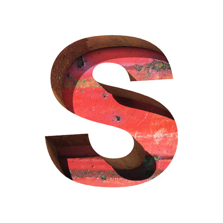 Vector metal cutted figure のイラスト素材