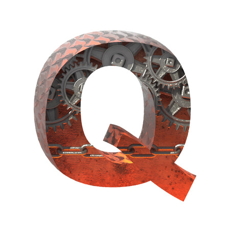 Vector gears cutted figure  のイラスト素材