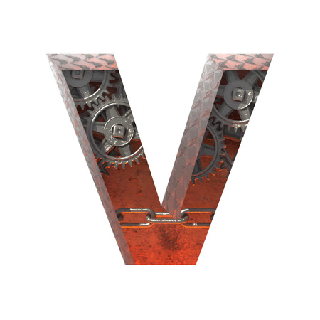 Vector gears cutted figure のイラスト素材